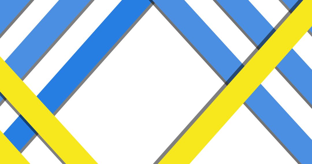 Abstract Blue and Yellow Diagonal Stripes Background