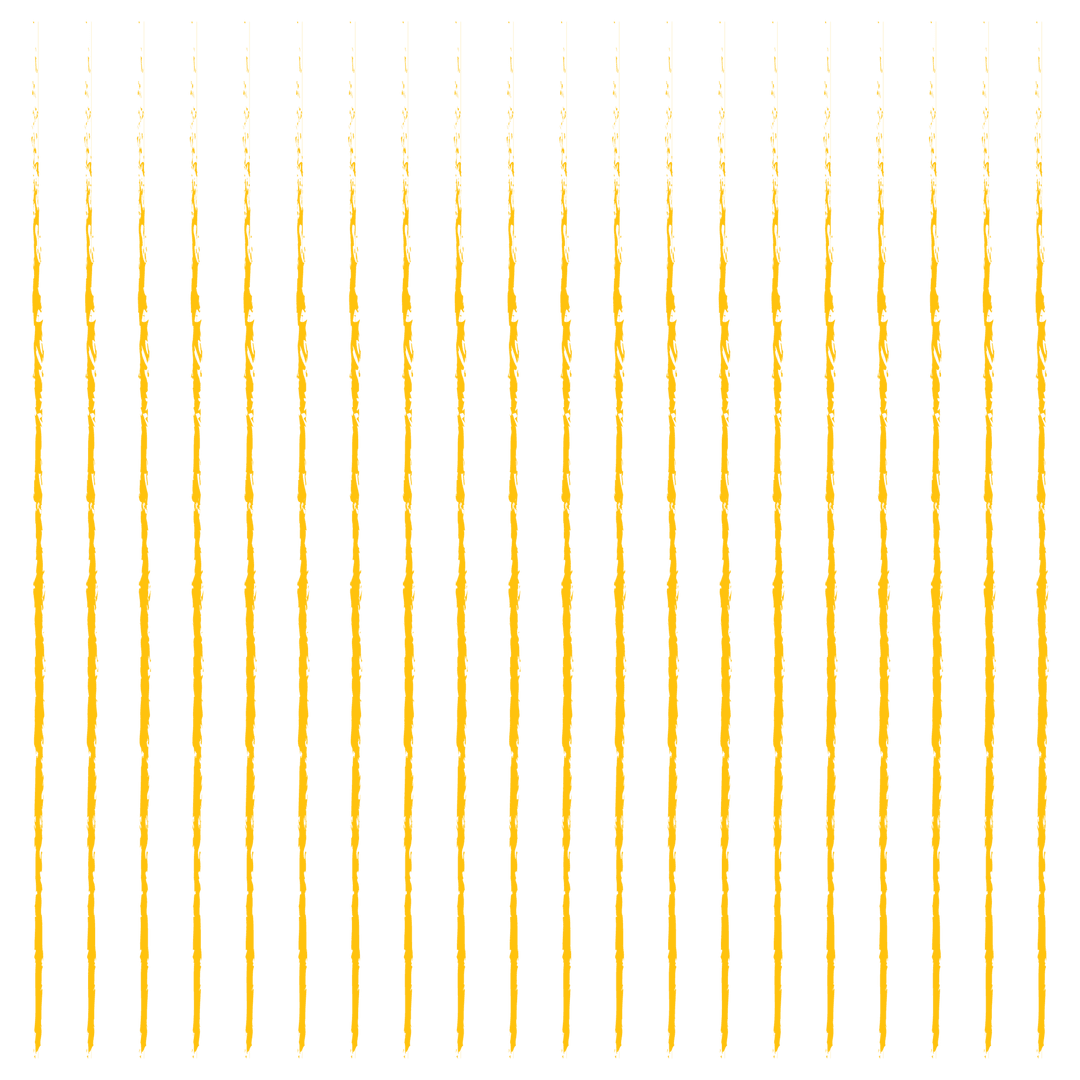 Vertical Yellow Lines on Transparent Art Background
