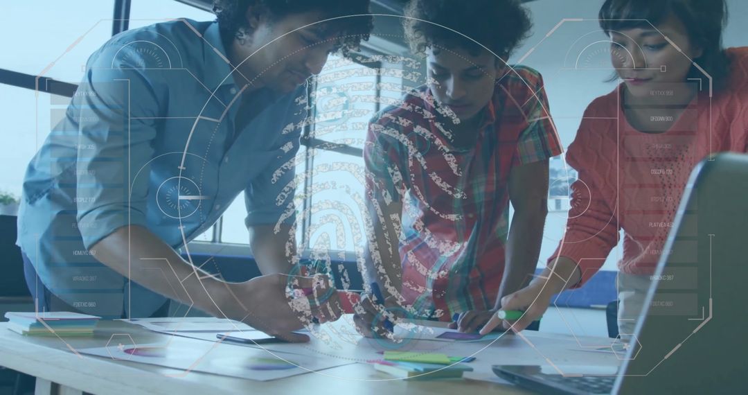 Teamwork and Technology Integration in Modern Office