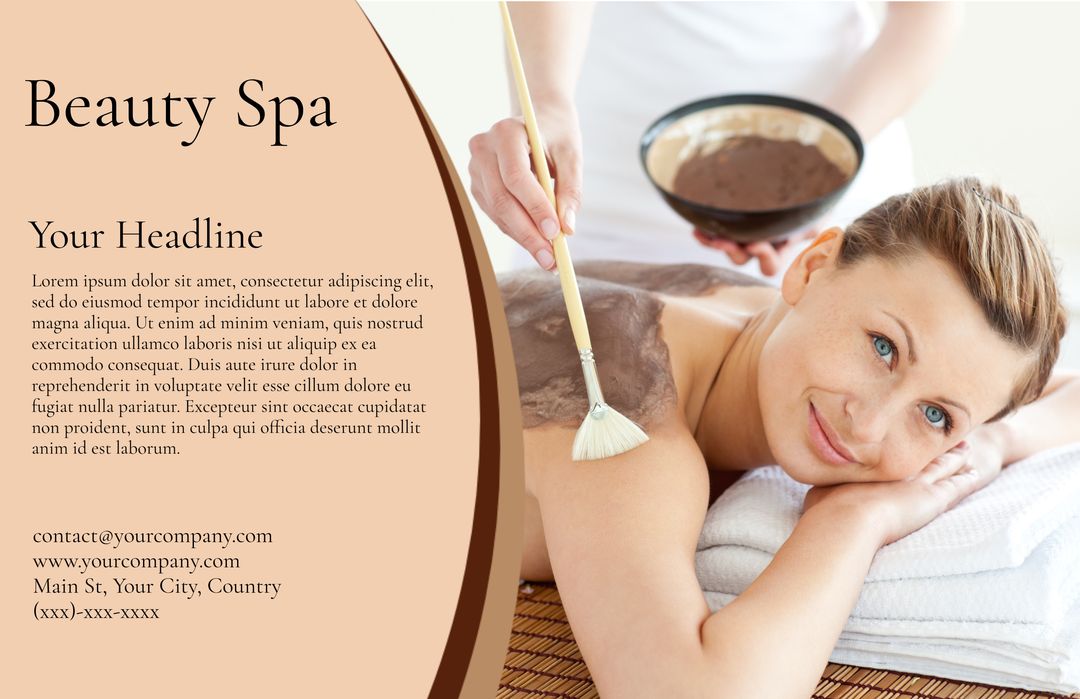 Relaxing Spa Treatment Inspiring Wellness and Self-Care - Download Free Stock Templates Pikwizard.com