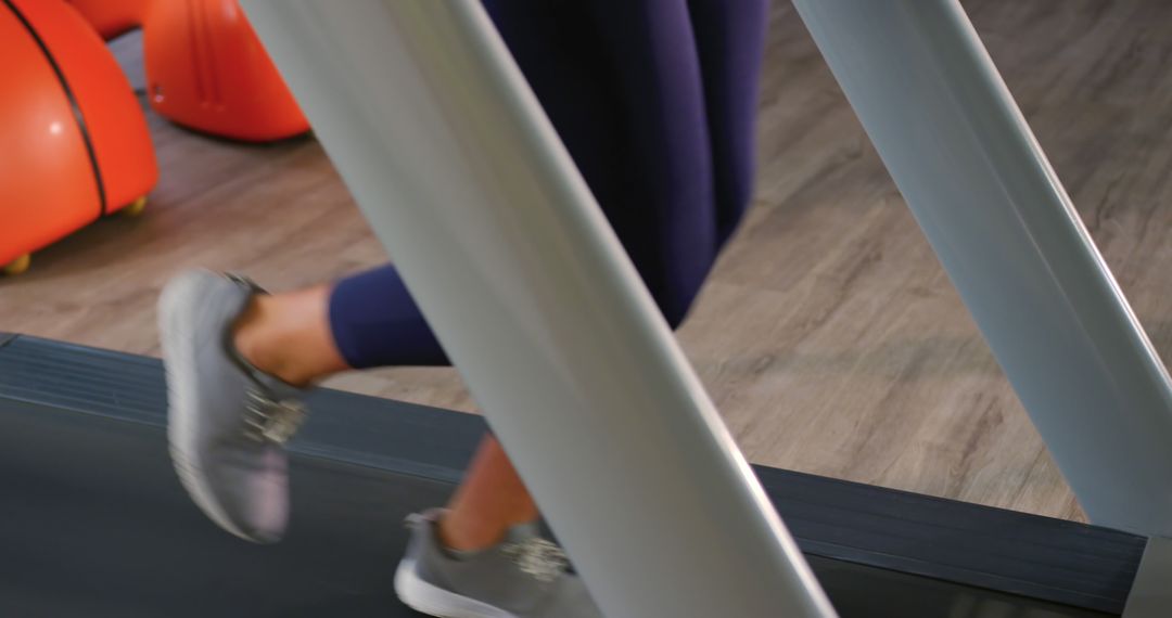 Person Jogging on Treadmill, Close-Up of Legs and Shoes - Free Images, Stock Photos and Pictures on Pikwizard.com