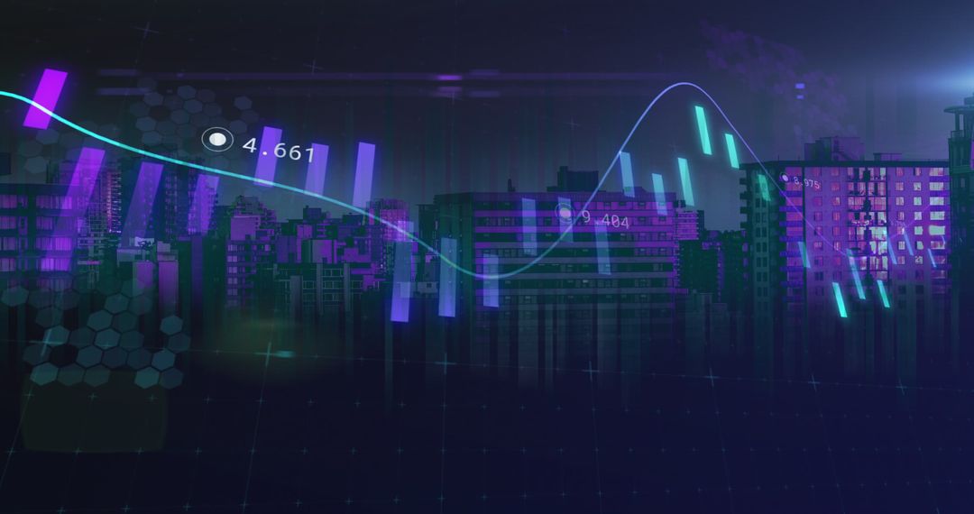 Blending Digital Data Visualizations with Modern Cityscape