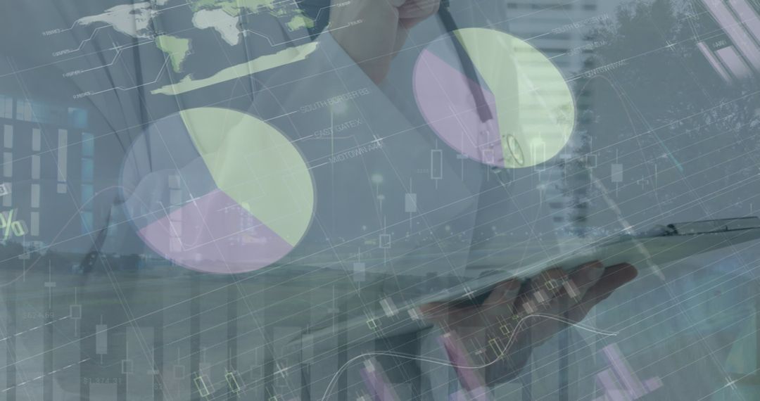 Digital Data Overlay on Medical Professional Tasked with Analysis