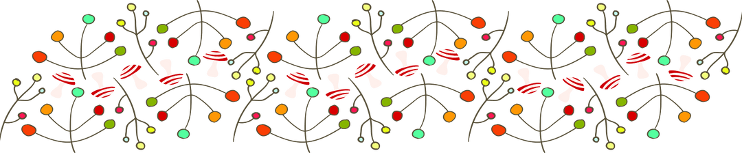 Seamless Victorian-Inspired Holiday Ornament Pattern on Transparent Background