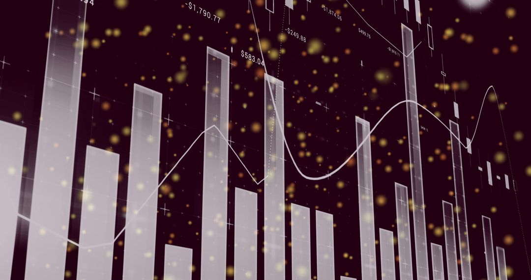 Digital Financial Graph with Dynamic Moving Elements