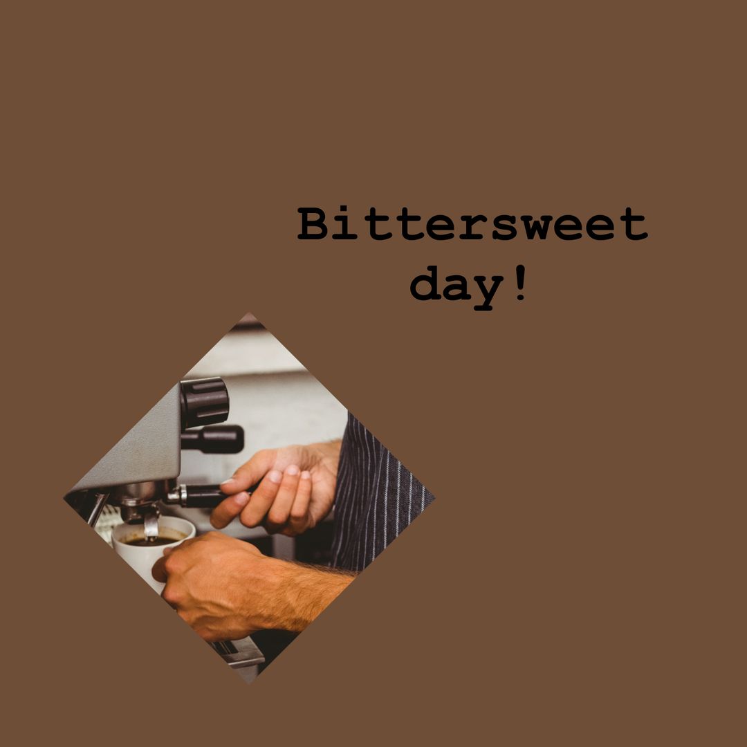 Barista's Day with Bittersweet Coffee Drink