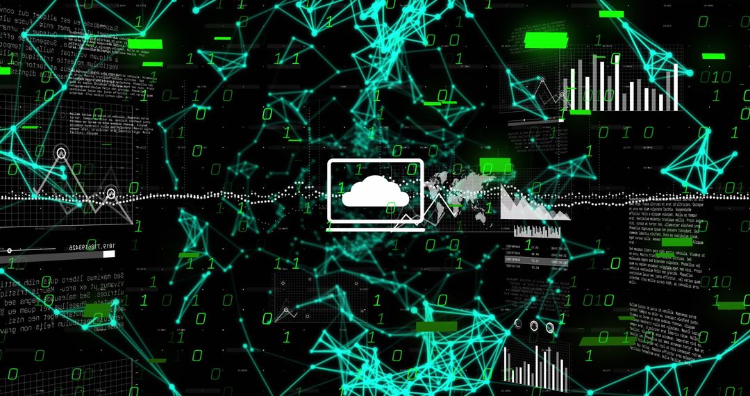 Digital Data Analytics in Futuristic Interface Design