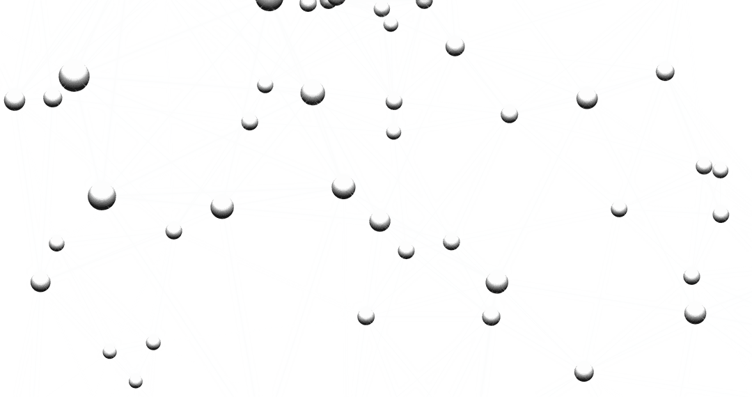 Transparent white network net geometric connection abstract art