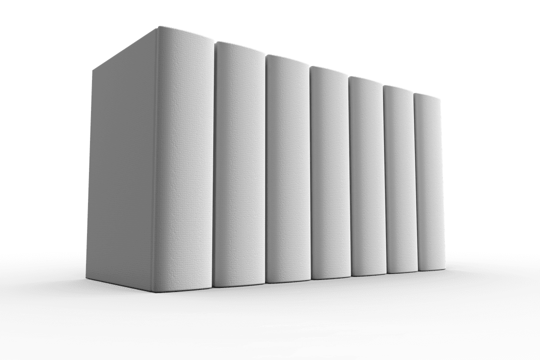 Row of Books on Transparent Background for Reading Concepts - Download Free Stock Images Pikwizard.com
