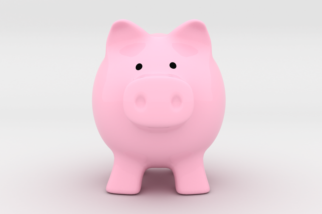 Cute Pink Piggy Bank Illustration with Transparent Background - Download Free Stock Images Pikwizard.com