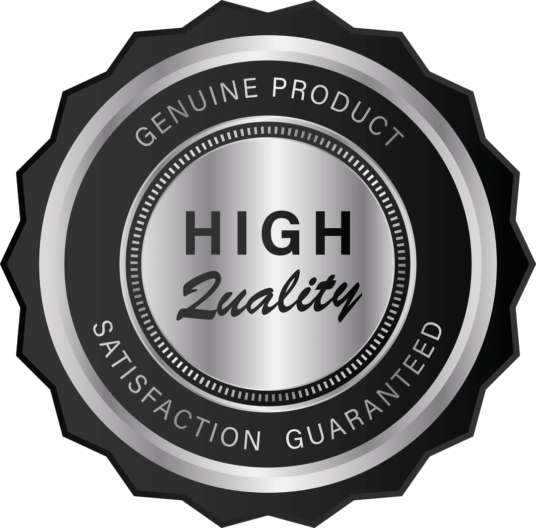 Transparent Emblem with High Quality Guarantee Icon Design