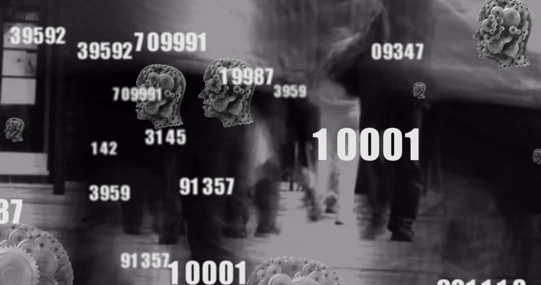 Futuristic Networking Concept with Digital Technology