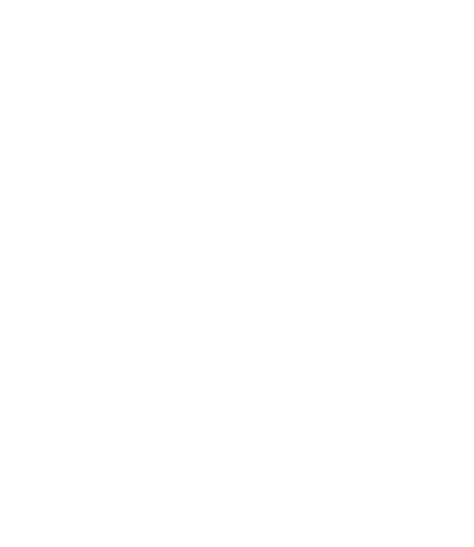 Illustration of Book and Moon on Transparent Background for Relaxation Themes