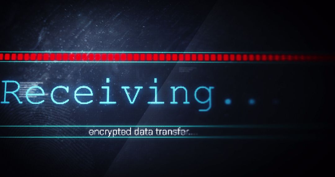 Encrypted Data Transfer Display