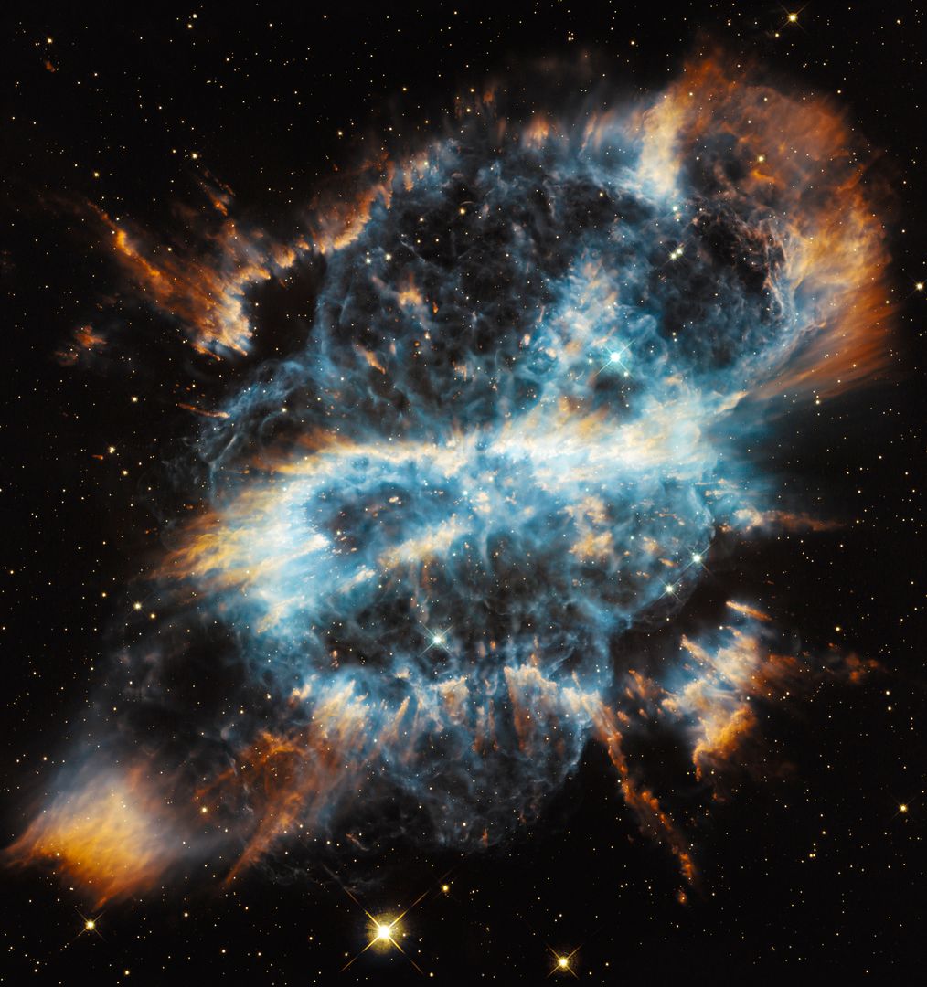 A Cosmic Holiday Ornament, Hubble-Style - Free Images, Stock Photos and Pictures on Pikwizard.com