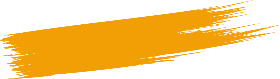 Abstract Orange Paint Stroke, Transparent Brush Stroke Art