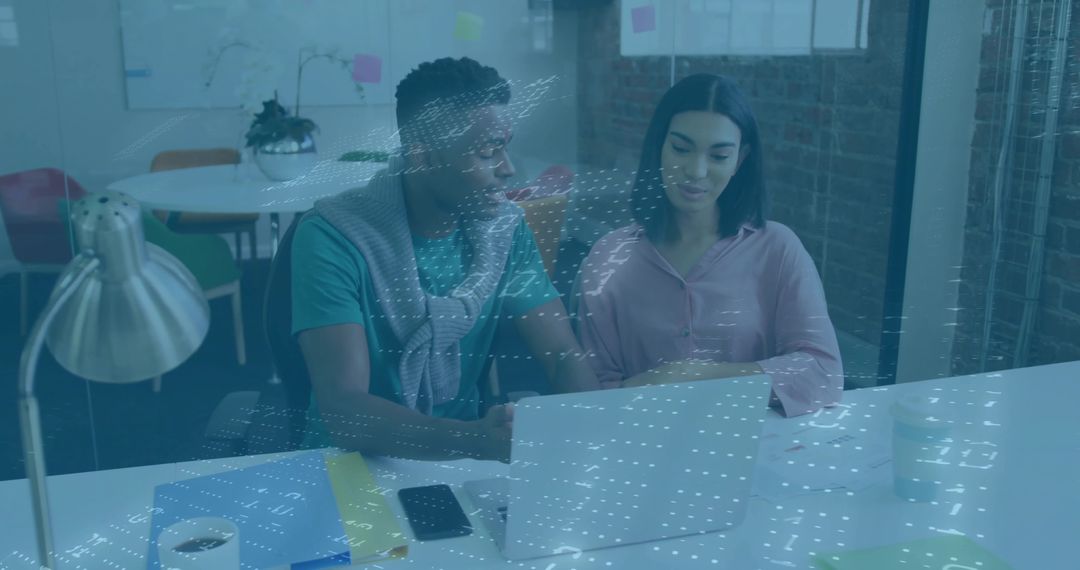 Modern Coworking Collaboration Technology Workspace