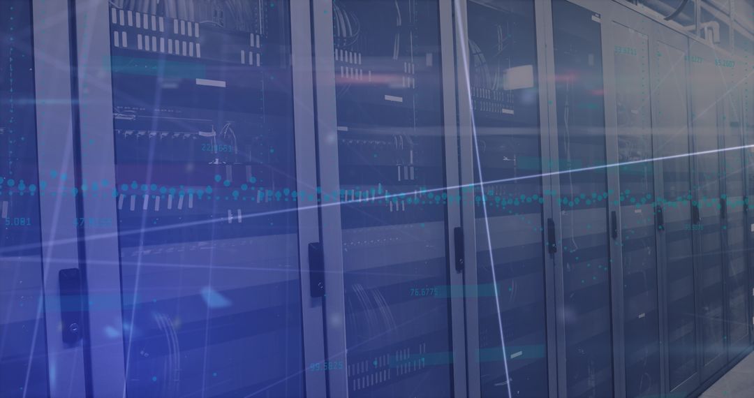 Digital Network Security in Modern Server Room