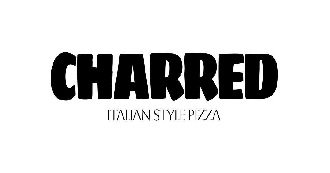 Bold Typography with Charred Pizza Inspiration - Download Free Stock Templates Pikwizard.com