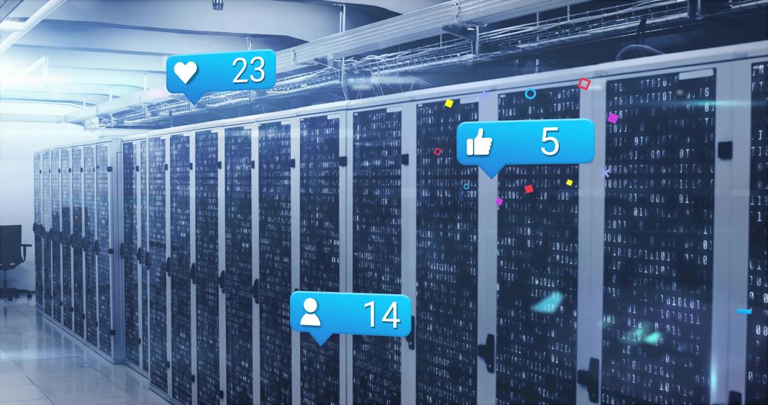 Data Center Servers with Digital Connectivity Elements