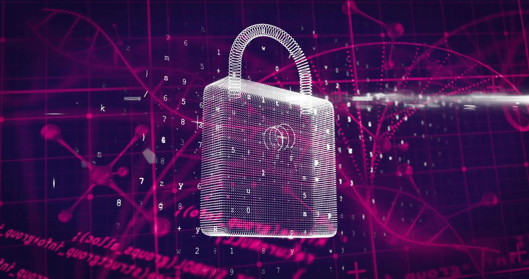 Digital Security and Healthcare Technology Background