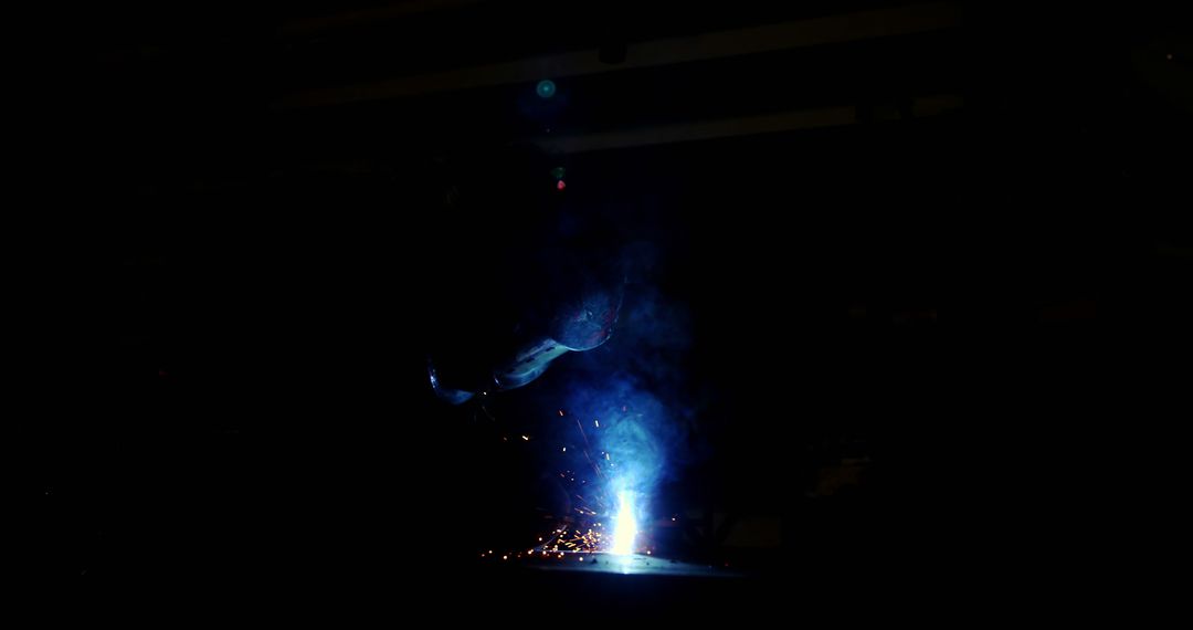 Welder Sparking in Workshop with Protective Gear - Free Images, Stock Photos and Pictures on Pikwizard.com