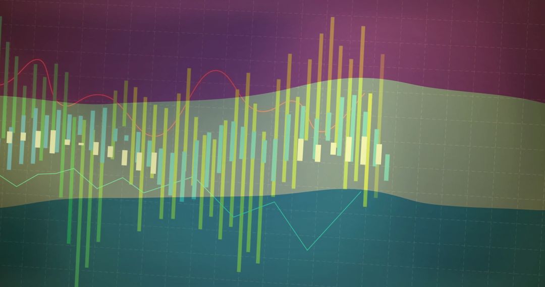Abstract Financial Data Charts Reflecting Economic Trends