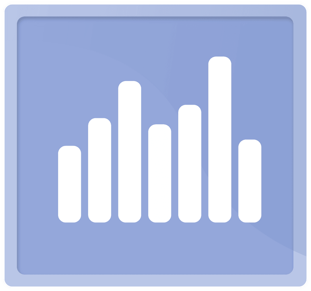 Transparent Digital Chart Diagram for Business Analytics