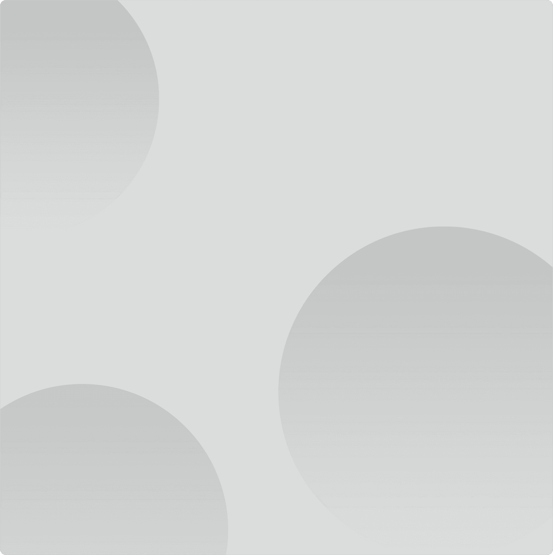 Abstract Transparent Circles on Gray Background