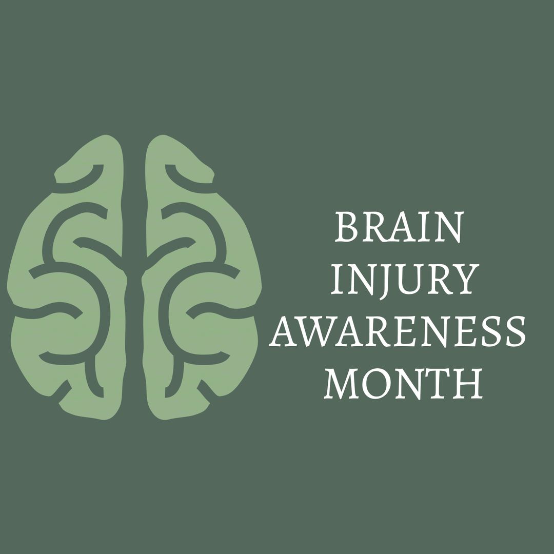 Brain Injury Awareness Month Graphic Design Background