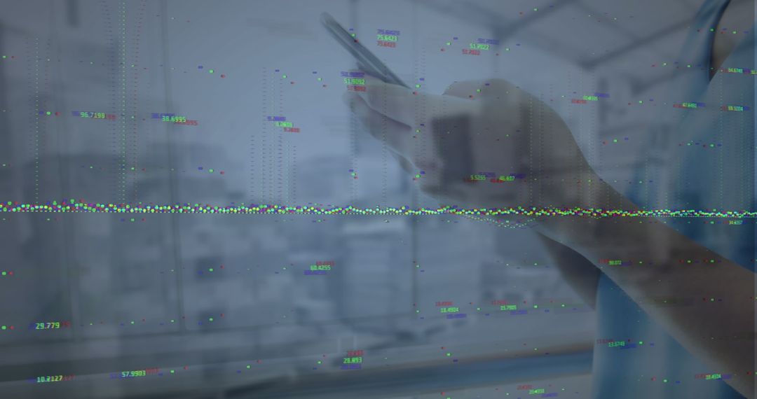 Global Medicine Concept with Data Overlay on Doctor