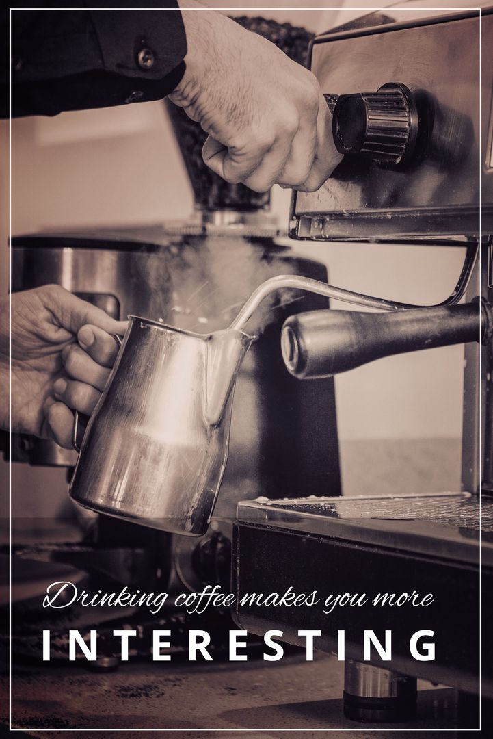 Barista Crafting Coffee Art - Download Free Stock Templates Pikwizard.com