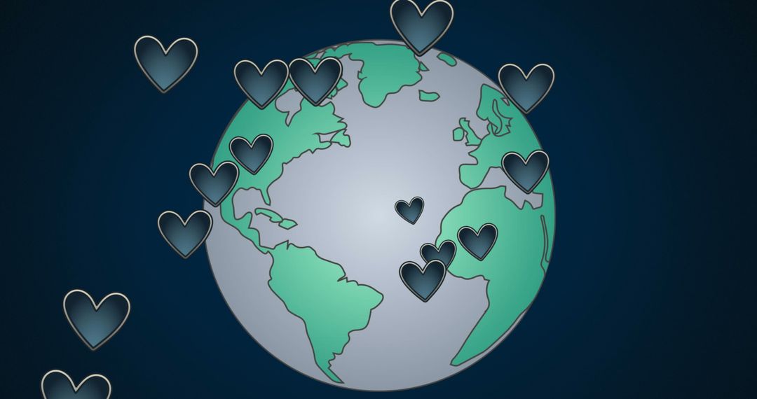 Global Love Image for Climate Change Awareness