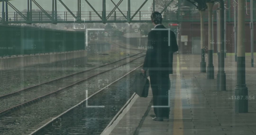 Digital Interface Technology at Train Station