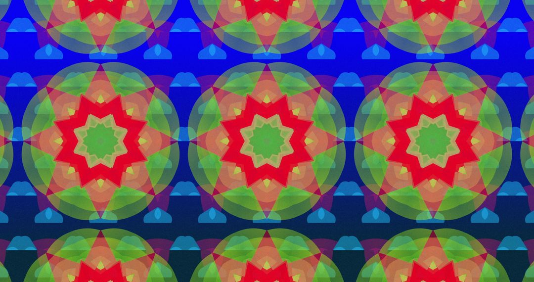 Vibrant Kaleidoscope Shapes on Gradient Background - Free Images, Stock Photos and Pictures on Pikwizard.com