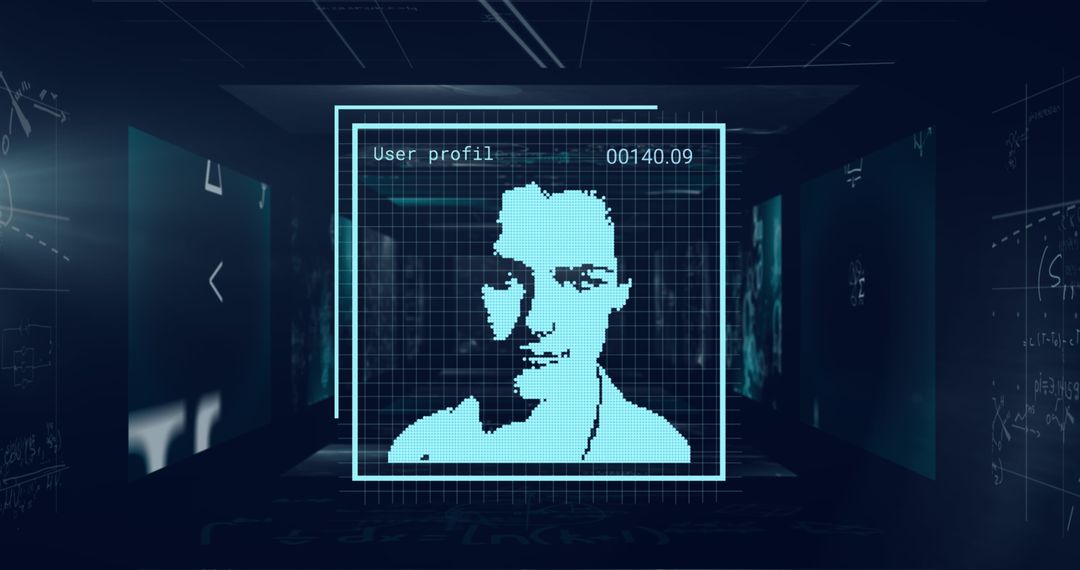 digital identity and data security insights with user profiling - Free Images, Stock Photos and Pictures on Pikwizard.com