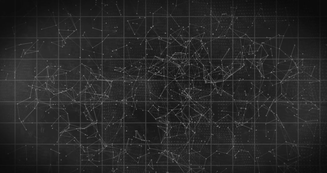Abstract Digital Network with DNA and Data Elements