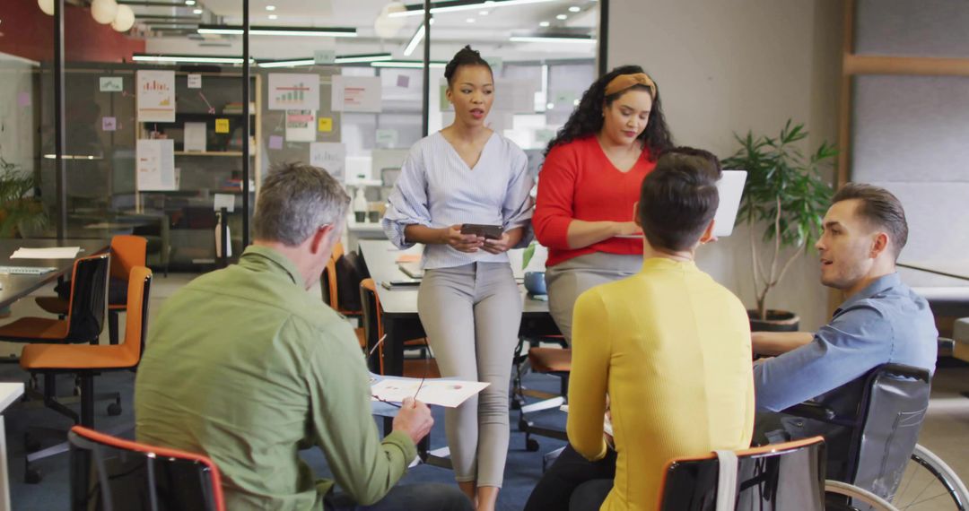 Diverse Team Engaged in Collaborative Planning Session