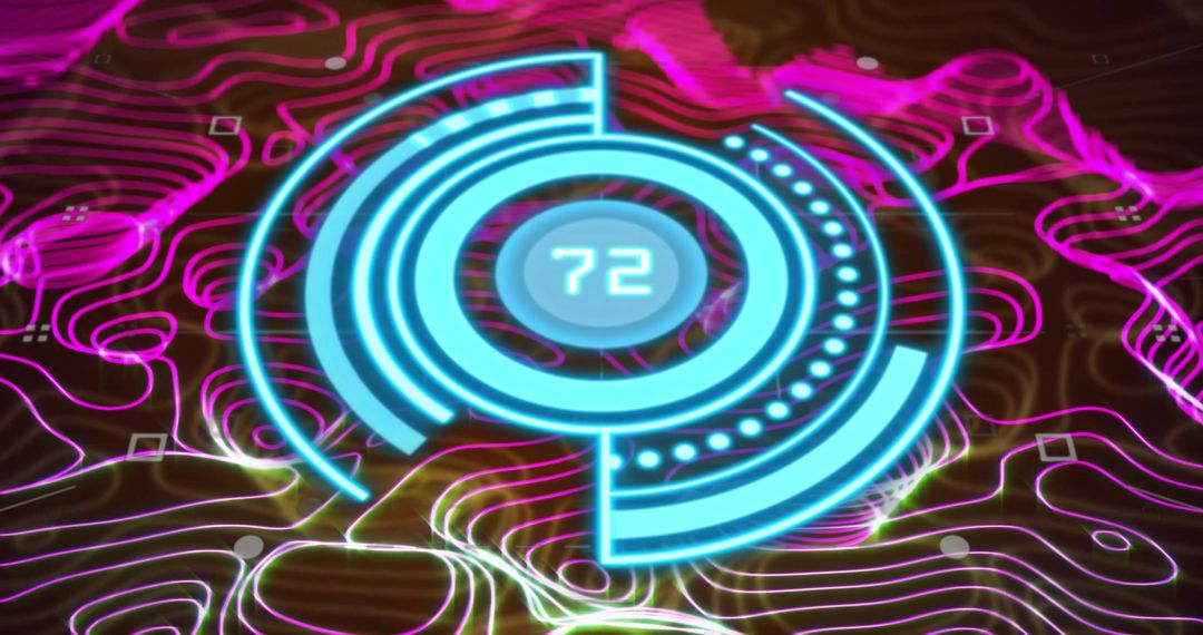 Futuristic AI Data Processing Hologram Collaboration Concept