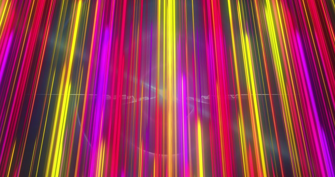 Colorful Neon Light Trails in Dynamic Motion