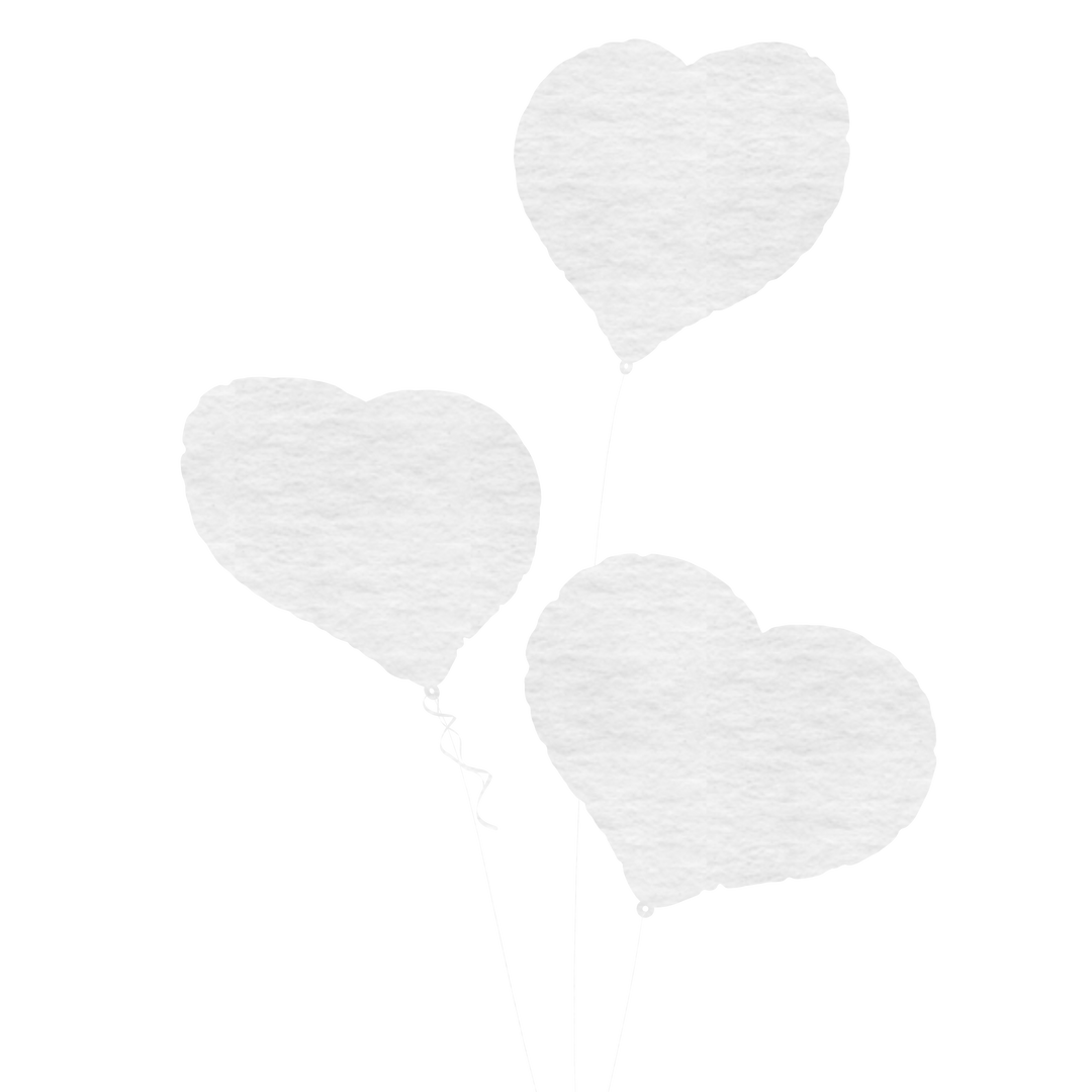 White Heart Balloons on Transparent Background for Love and Romance Concept - Download Free Stock Images Pikwizard.com