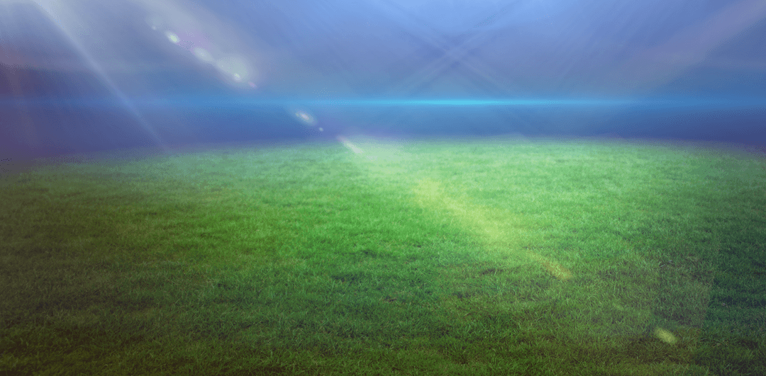 Vibrant Sports Field Stadium Background Design with Transparent Areas