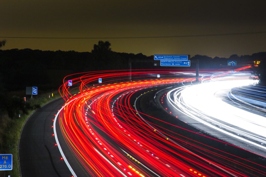 Time Lapse Photography of Car Passing by the Winding Road during Nighttime - Free Images, Stock Photos and Pictures on Pikwizard.com
