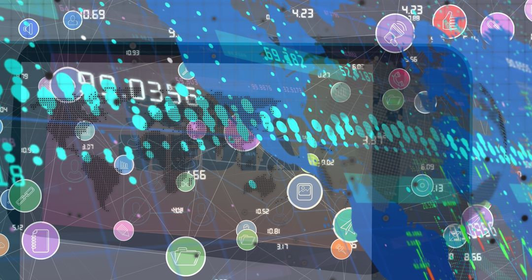 Global Finance and Technology Network Concept