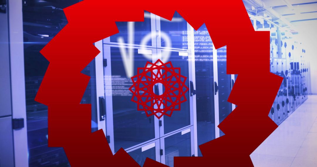 Data Processing Network in a Server Room