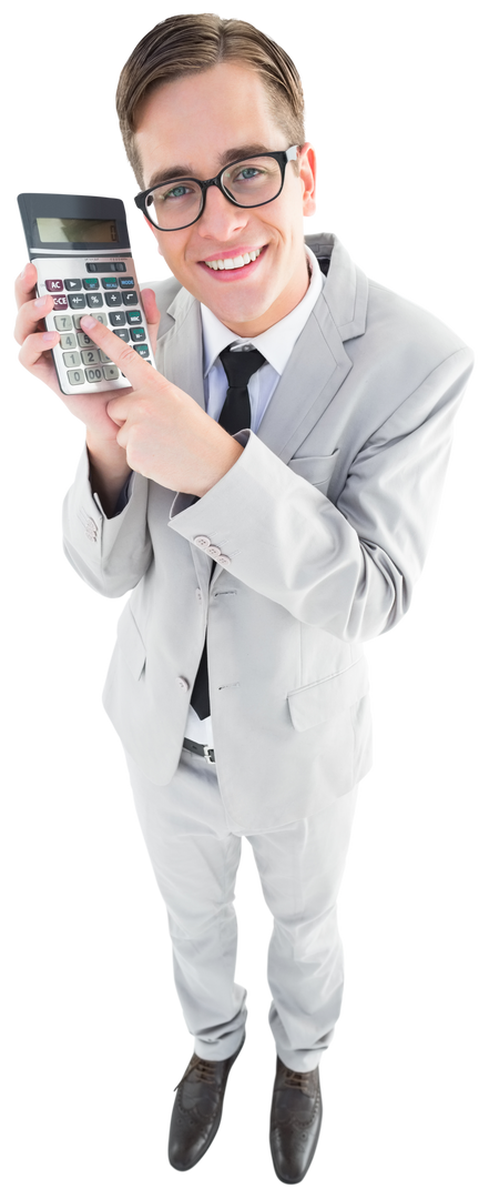 Transparent Finance Geek Holding Calculator for Innovative Solutions - Download Free Stock Images Pikwizard.com