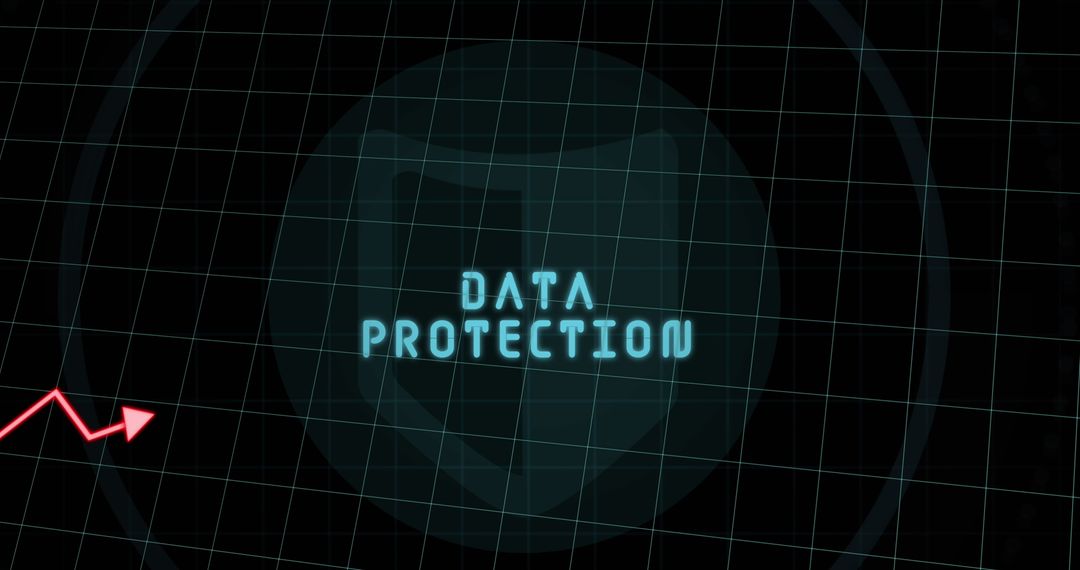 Digital Security and Data Protection Graphic