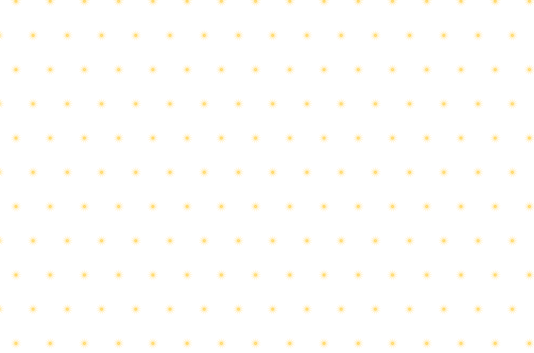 Yellow Sparks Dotted Pattern on Transparent Background