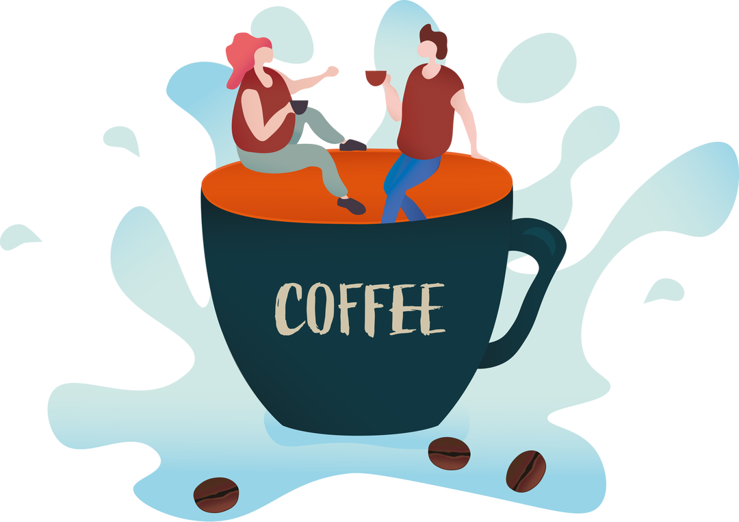 Transparent PNG Illustration of Cup of Coffee with Coffee Splash - Download Free Stock Images Pikwizard.com