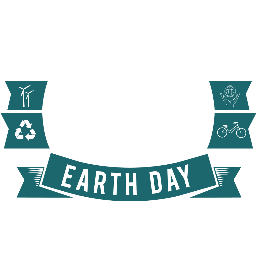 Transparent Eco Icons Celebrating Earth Day